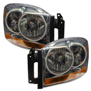 Dodge Ram Headlight Assemblies - ORACLE Lighting - ColorSHIFT w/ BC1 Controller - 2006